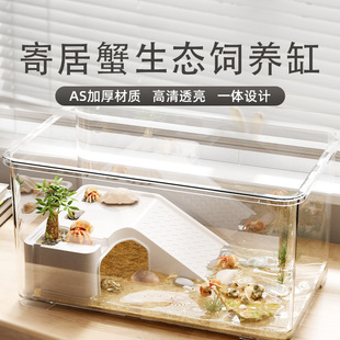 Hermit Crab Breeding Box Set Small Desktop Reptile Box Hermit Crab Ecological Breeding Box Turtle Breeding Tank