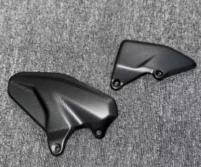 Suitable for Ducati Multistrada V4 V4S Modified Carbon Fiber Dry Carbon Footrest Guards Wings (Motorcycle pedals) - matte-plain