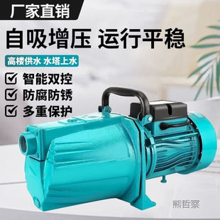 Fully Automatic Self-Priming Jet Pump 220V Household Water Pump Booster Pump Tap Water Pipeline Booster Deep Well Water Pumping