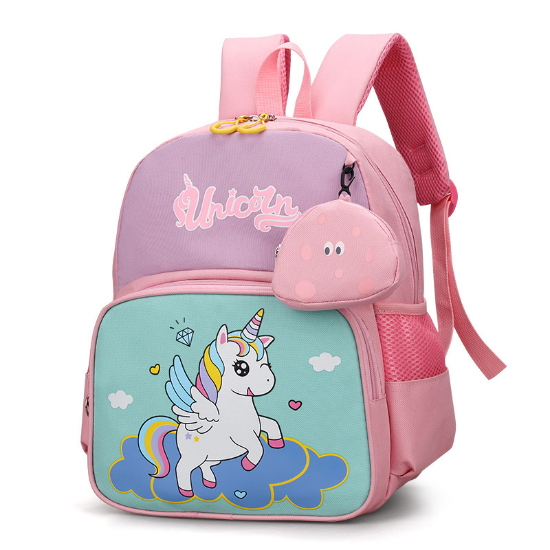 Mochila de jardín de infantes para niños 4 - 7 años de niña bebé bolsas lindas bolsas de dibujos animados para niños