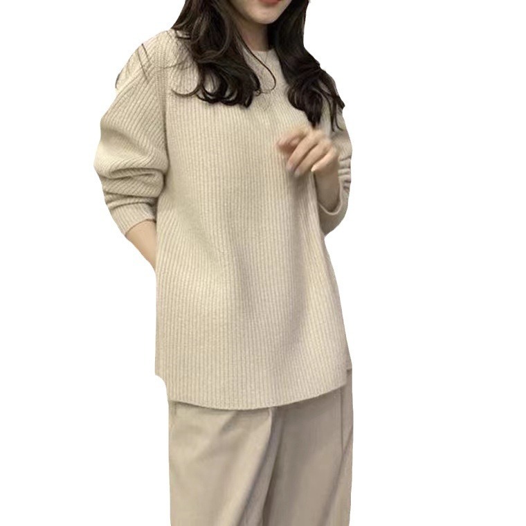 2023新型セーター女性秋冬スタイルのファッションカバー|undefined