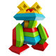 Pyramid Building Blocks Magic Tower Brain-moving Puzzle Multifunctional Particles Children Boys and Girls Assembled Toys Lubanta Cross-Border