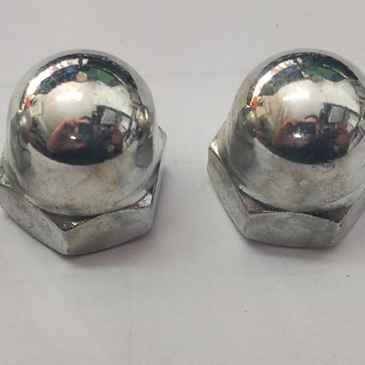 GB923盖型螺母 镀锌一体成型盖母 圆头盖母 装饰连体盖型法兰