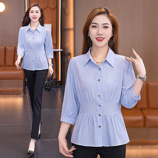衬衣女款夏