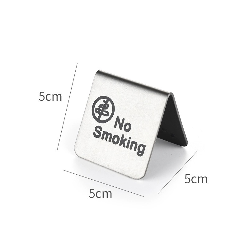 Pequeña V marca de prohibición de fumar (en inglés) modelo ordinario