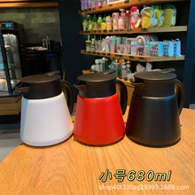 韓版外貿出口304不銹鋼保溫壺家用咖啡壺辦公室禮品高級泡茶壺