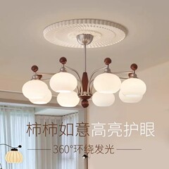 中古風客間シャンデリアアメリカ復古宋代美学2025新型ホール主灯具全屋コースセット