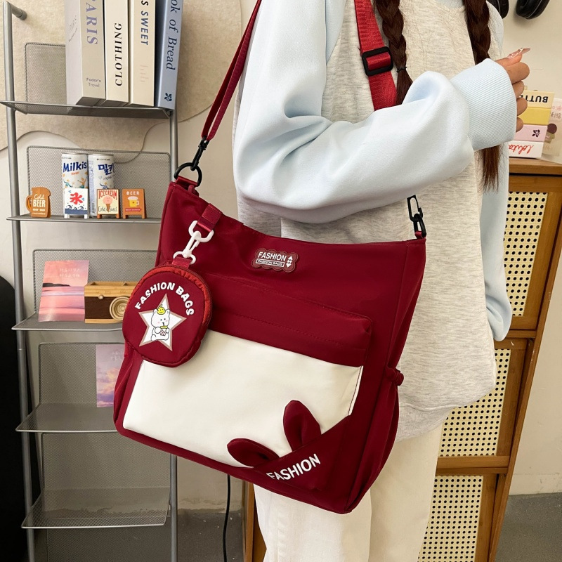 多用途ガールクロスボディバッグレディース新しいスタイルの小さな新鮮な中学生通勤バッグ大容量ショルダーバッグ大容量|undefined