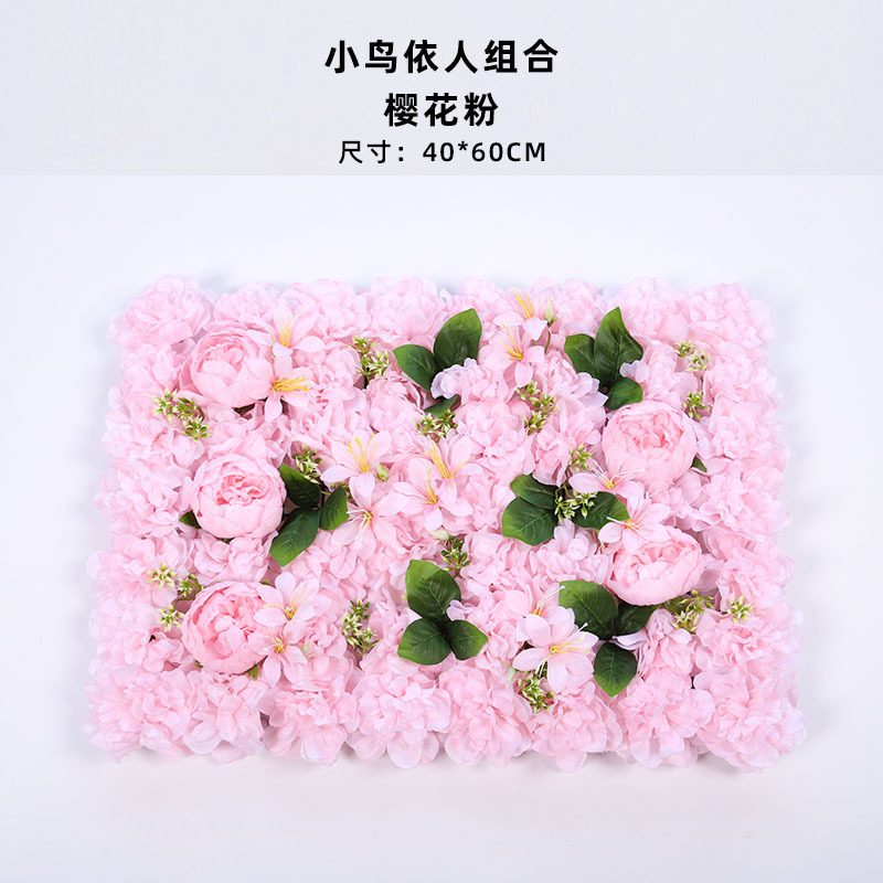 造花壁造花バラアジサイダリリ花立体背景壁窓造園結婚式結婚式装飾花列|undefined