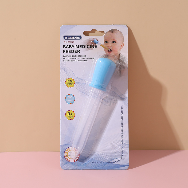 Bebé cuentagotas medicina alimentador anti-estrangulamiento bebé recién nacido alimentación de agua medicina con escala de silicona medicina dispensador al por mayor