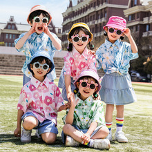 六一儿童啦啦队演出服幼儿园表演服装小学生运动会港风复古舞蹈服
