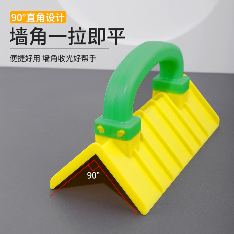 Herramienta de masilla para raspar la línea de protección de esquina Yin y Yang de plástico