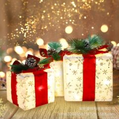 クリスマスギフトボックス装飾品3点セットクリスマスパーティー装飾品クロスボーダークリスマスギフトボックスBox