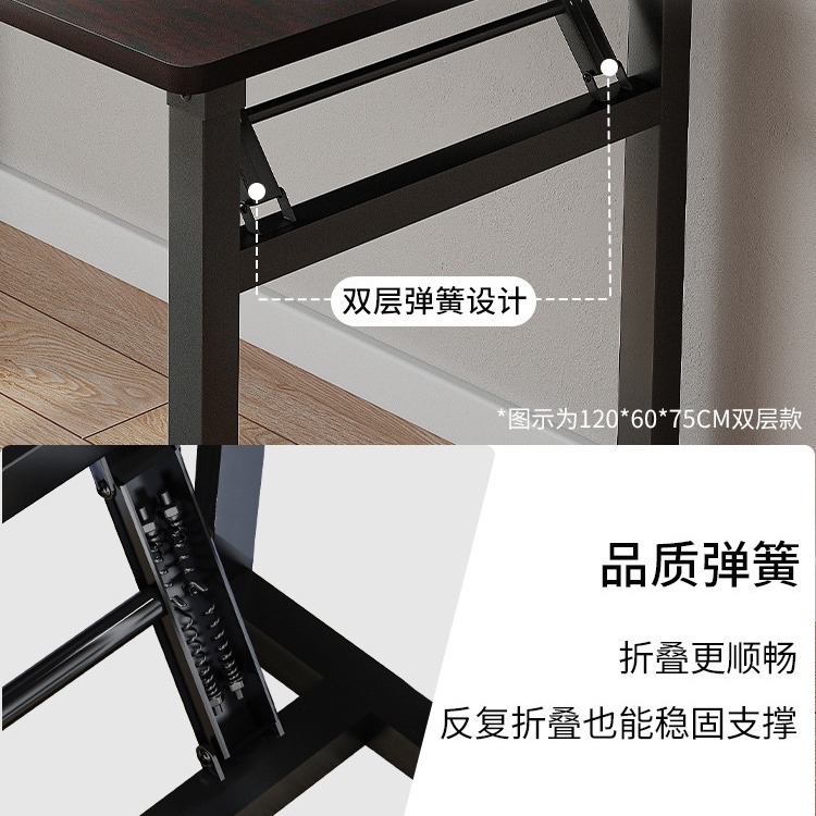 Escritorio de computadora, escritorio plegable para el hogar, escritorio de estudio, escritorio de oficina simple