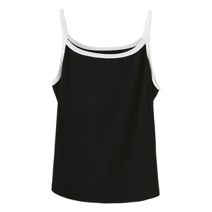 Large Size Women's Clothing Summer Comfortable All-match Modal Color Matching Spice Girl Sling Casual Base Small Vest 872180