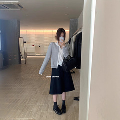imiss 简约2025新款女舒适高级感气质假两件针织衫（含6%羊毛）