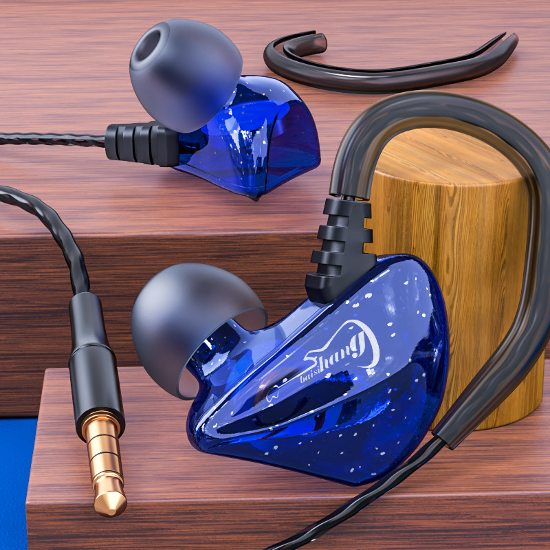 [Strictly Selected] Ear-Mounted Subwoofer Headphones Wired Android Mobile Phone Headphones Wire-Controlled Sports Round Hole Typc-C Flat