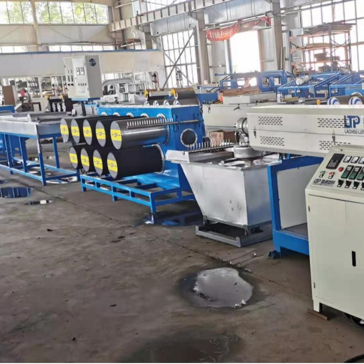 塑料圆丝拉丝机组 PE低压塑料升级版拉丝机组 山东塑料颗粒