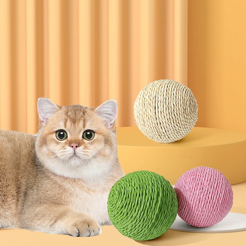 Big woven wear-resistant interactive toy, cat, can bite, pet