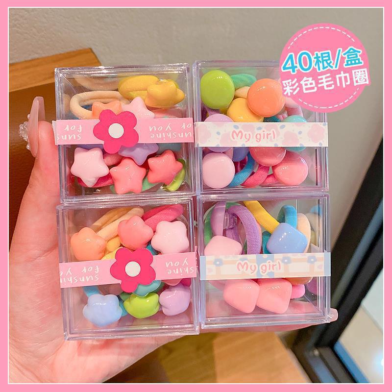 Banda de goma de dibujos animados para niños La alta elasticidad de la niña no hace daño al cabello Accesorios para el cabello Banda de goma estrella de la niña Tocado de princesa para bebés