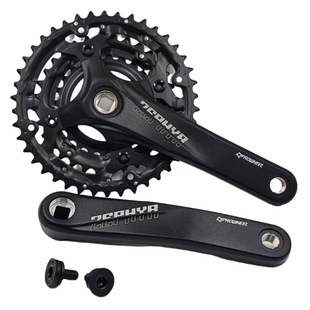 Mountain Bike Wheelset 24-32-42t Variable Speed Sprocket 10/30 Speed Aluminum Alloy Three-Piece Crankset Accessories