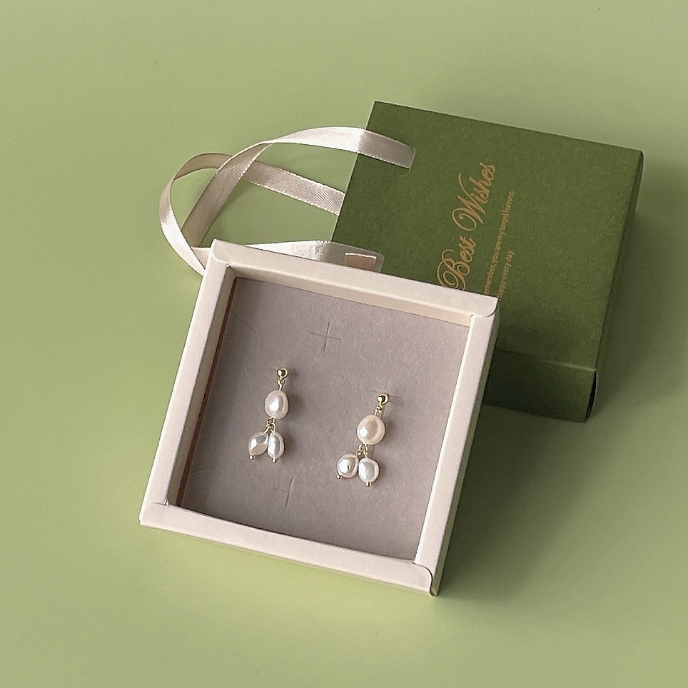 代发时尚高档手提盒子工厂批发饰品耳环耳饰包装盒直播货源礼盒