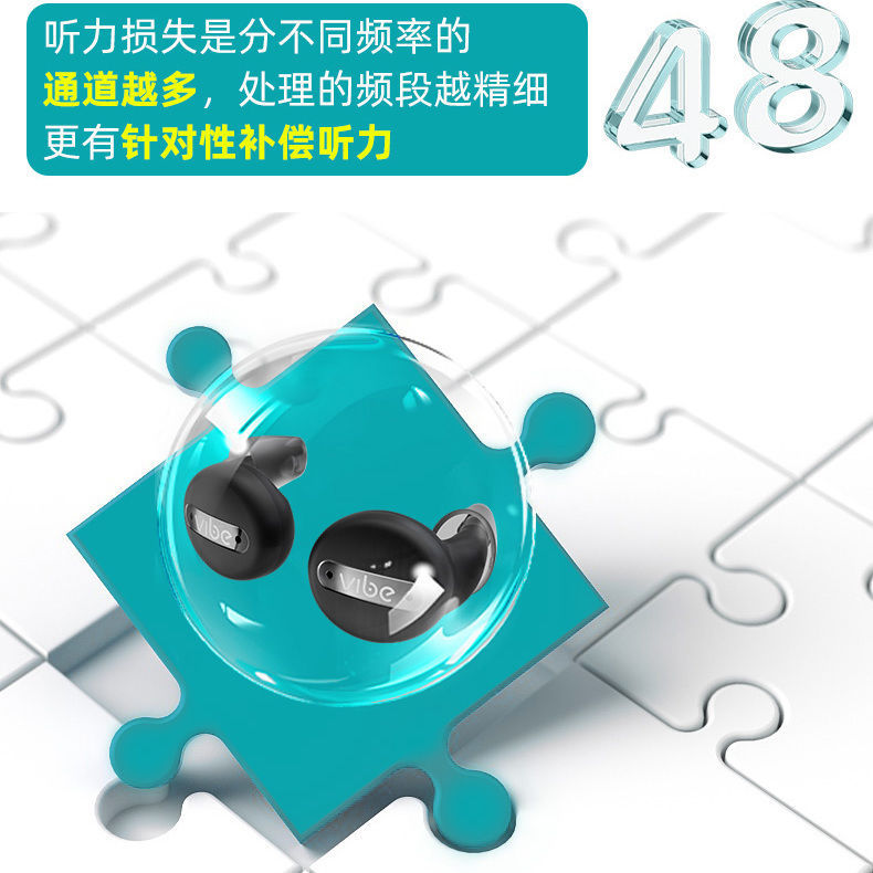 Siwan Bovibe audífono Bluetooth tipo auricular cargado inalámbrico para personas mayores sordas y auriculares especiales para jóvenes