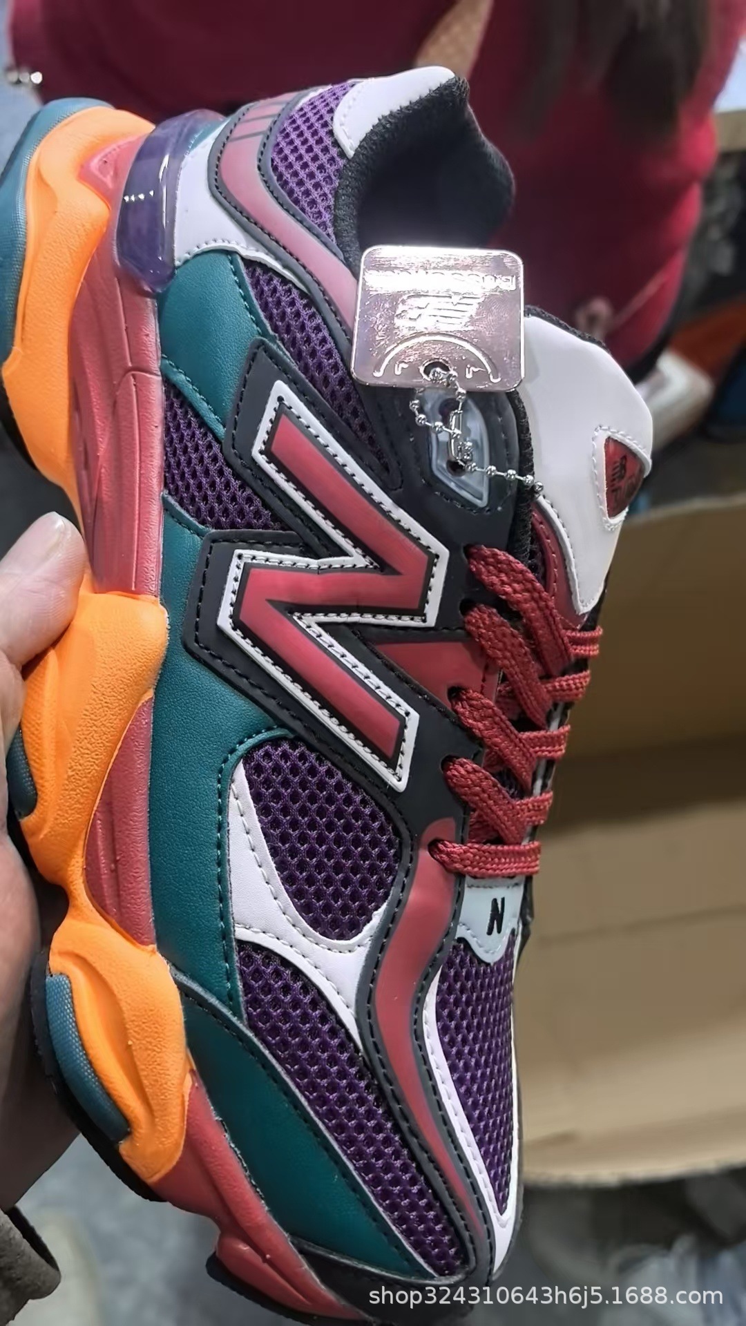 Fabricante Putian venta directa nb9060 milenio pezuña de elefante para hombres y mujeres con una base gruesa elevación deportiva de tendencia milenial para correr