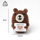 Cross-border explosions hand-crocheted wool woven finished dinosaur animal cartoon knitted doll pendant knitted doll