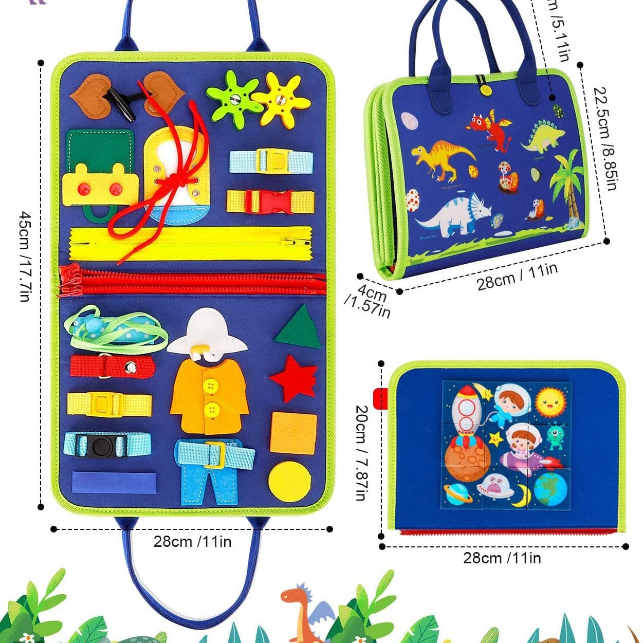 En stock tiene CPC certificación CE sintió tablero de aprendizaje de educación temprana tablero de tocador de los niños juguetes de inteligencia de acción sentía ocupado