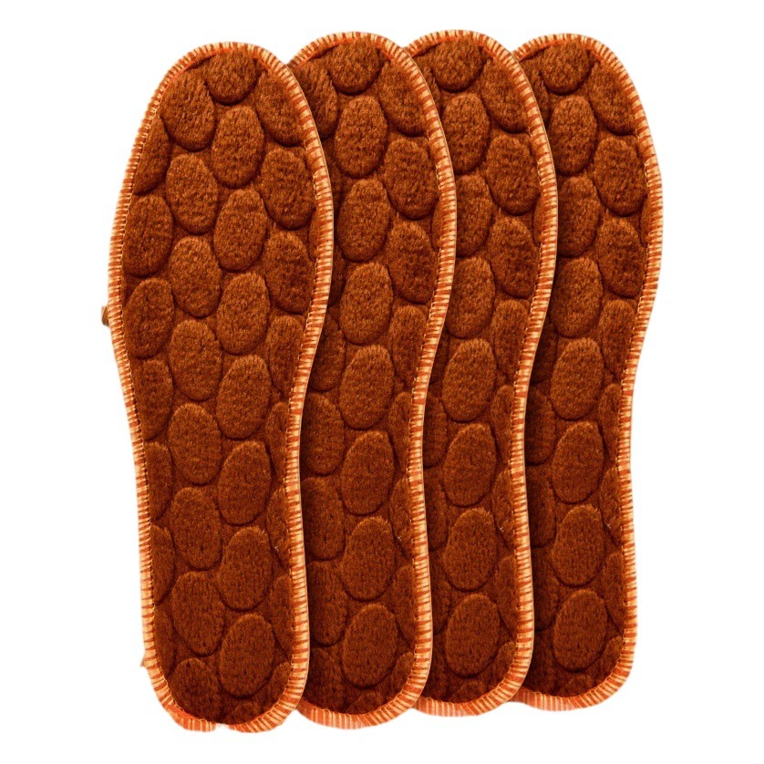 Оптовая теплая стелька, впитывающая пот, дышащая утолщенная флисовая подкладка, зимнее мужское и женское дезодорант-одеяло, хлопковая стелька, холодная