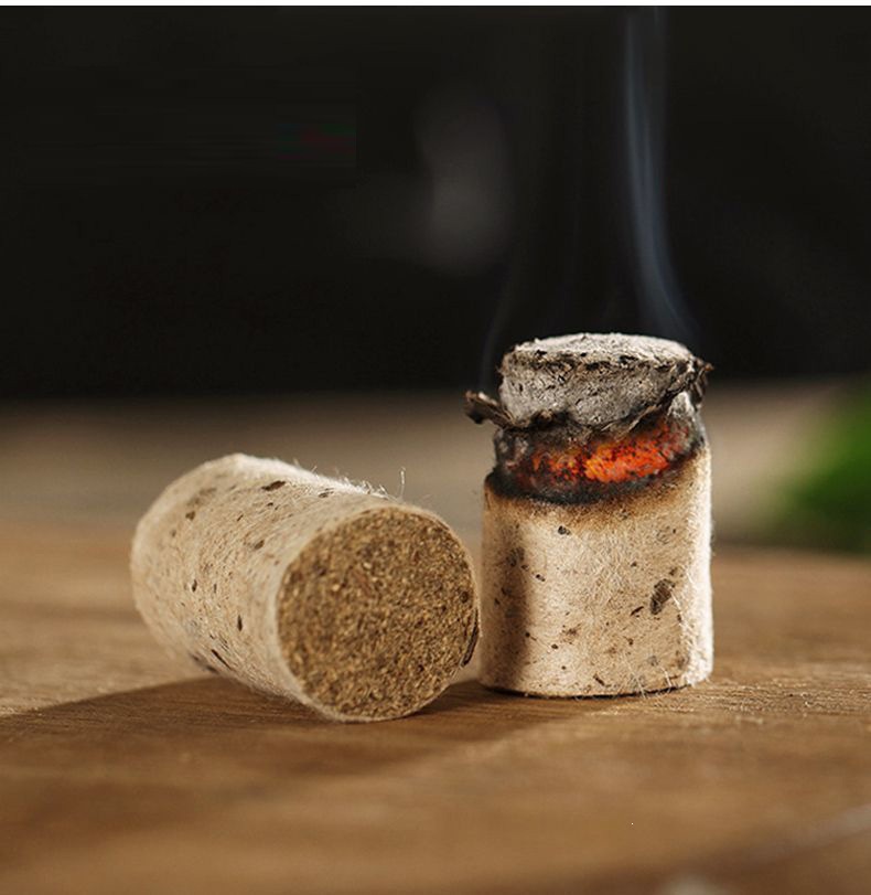 Moxa Sticks 54 Count Five Year Aged Ai Tiao Moxibustion Columns for Home Use Whole Body Warming quality and texture