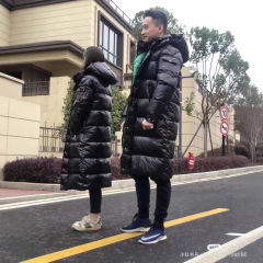 MayalonggoosedownM家玛雅长款白鹅羽绒服男女款连帽加厚保暖