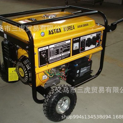 Astra6Kw7Kva Electric Start Gasoline Generator with Wheels Handle for Home and Outdoor Use