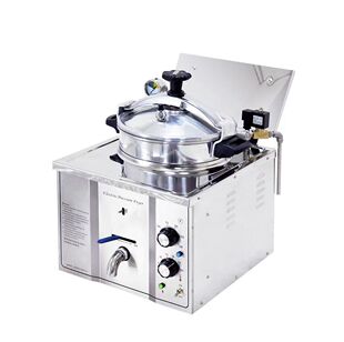 君諾台式炸雞爐商用壓力炸鍋電腦板油炸鍋油炸爐deep fryer現貨CE