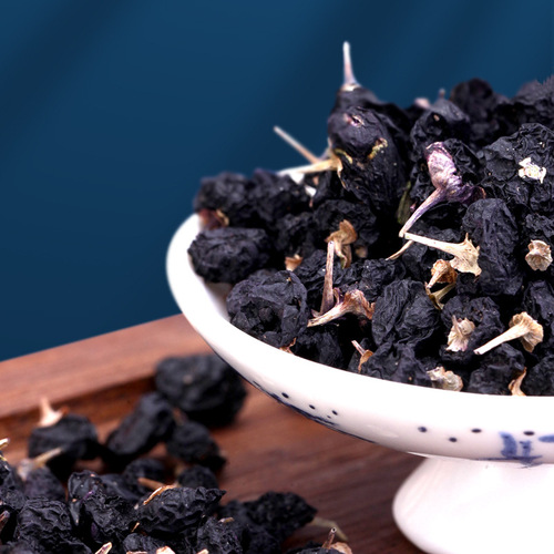 High-end black goji berry gift box, small jar, high-quality tea gift box, Qinhai large fruit health product, gift for parents and elders, wholesale