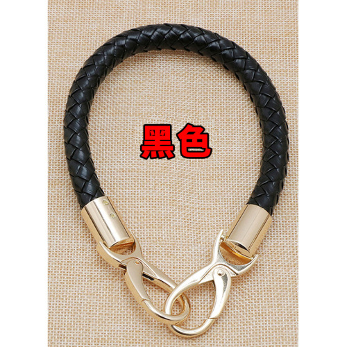 PU handmade woven bag strap, top handle, side handle, shoulder strap, women's bag strap hardware accessories, leather bag strap woven strap