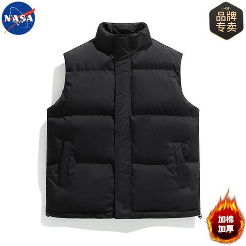 NASAOVER brand genuine men's cotton vest autumn and winter loose outerwear sleeveless warm vest jacket