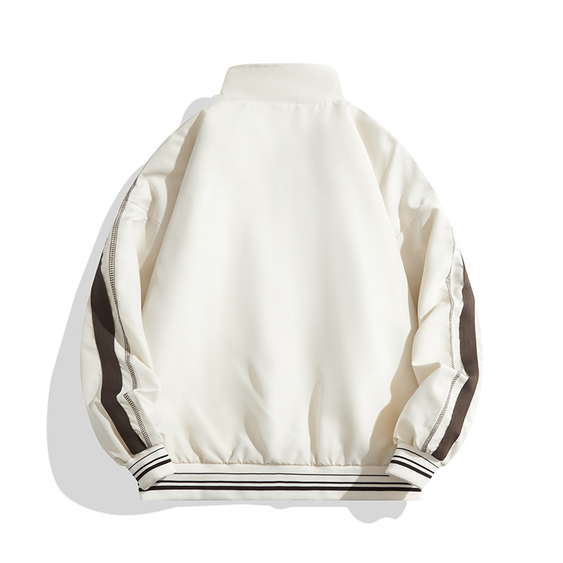 Nuevo estilo japonés fresco hombre chaqueta de cuello de moda callejera suelta pareja chaqueta de trabajo casual hombre chaqueta