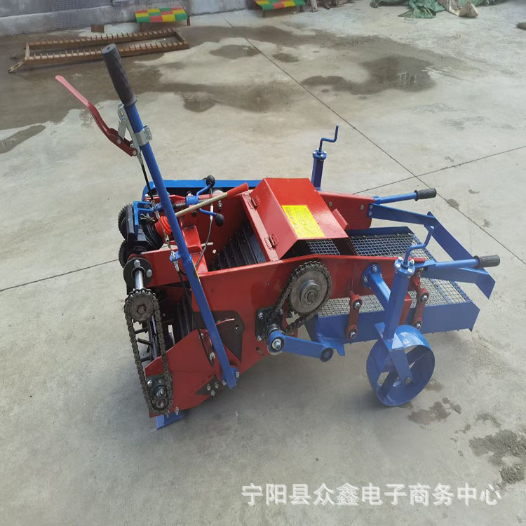 甘肃陇南家用半夏收获机手扶车配套收中药材的机子包含链轨轮