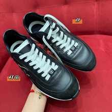 高版本小香熊猫拼色25P德训鞋 女香奶奶休闲真皮运动鞋小白鞋