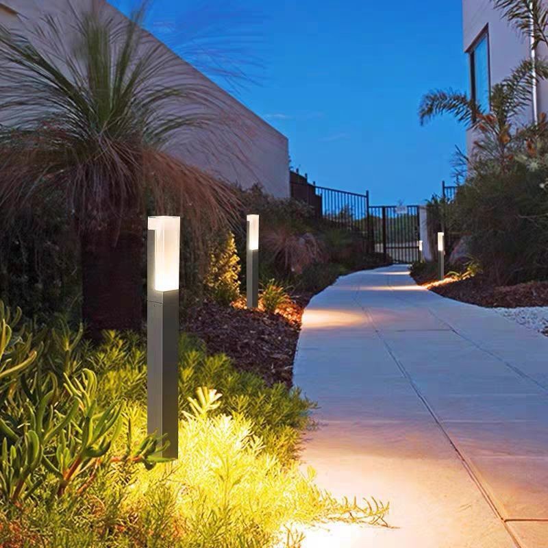 户外灯太阳能庭院灯草坪灯方形民宿别墅灯花园林景观灯公园灯现货