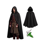 跨境新款亚马逊万圣节派对中世纪斗篷披风长款斗篷舞台表演服装