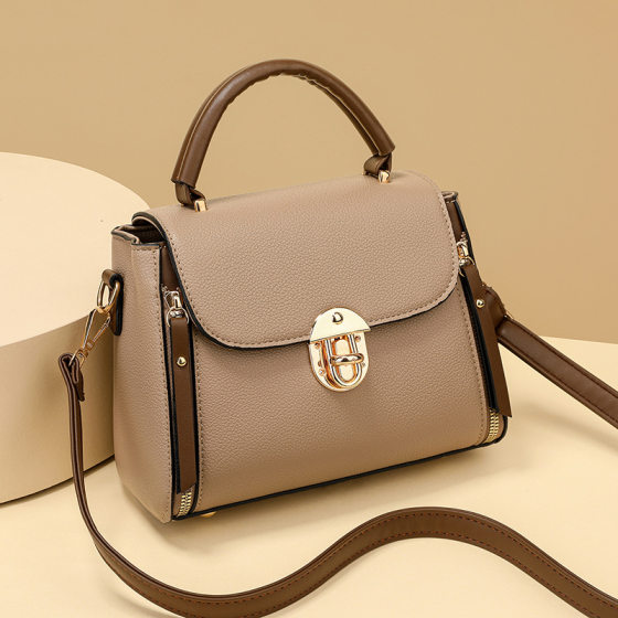 Cross-border Lock High-end Sense Bag Women's Large Capacity New Fashion Casual All-match Portable Crossbody Bag Women's Shoulder Bag