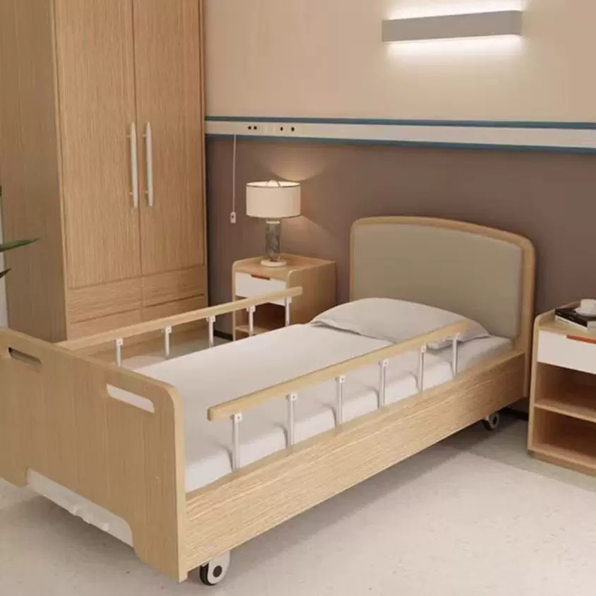 适老化木质家居养老院多功能护理床敬老院单双摇老人床康养中心