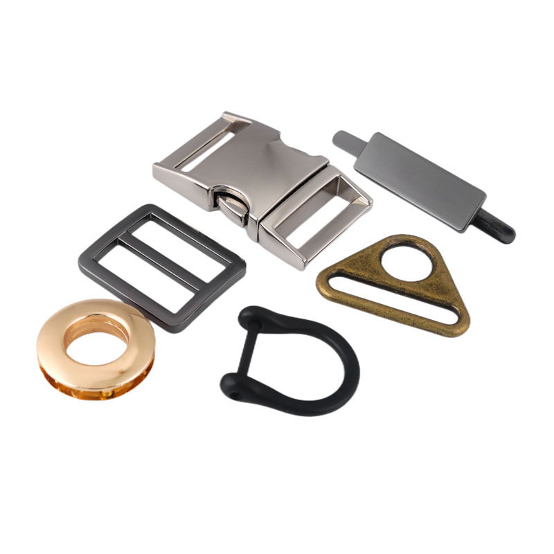 Fábrica al por mayor con anillo Heshang pezón clavo colgante hebilla DIY bolsa de transformación accesorios de equipaje tire de la hebilla del anillo
