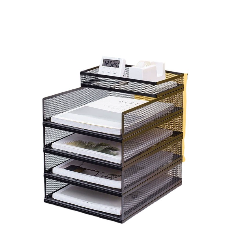 Настольный металлический органайзер для документов формата А4, коробка для хранения, офисный органайзер для документов, шкаф для хранения, хит продаж для трансграничной торговли