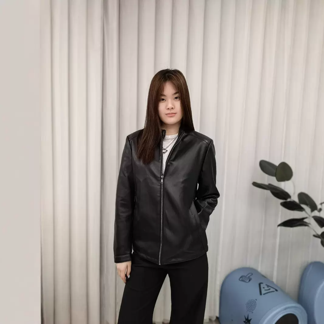 欧美机车风皮衣外套男士春季宽松立领上衣韩版潮流机车大码皮夹克