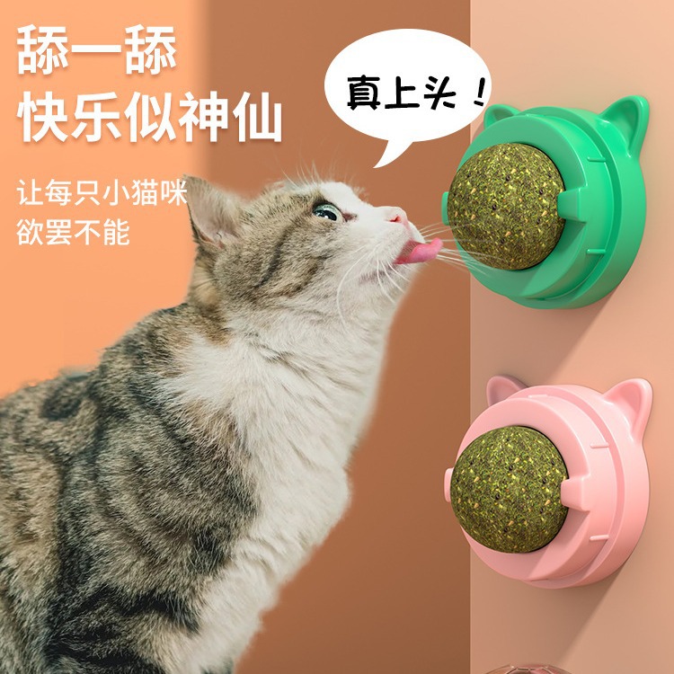 猫薄荷球猫玩具磨牙洁齿耐咬解闷神器幼猫小猫猫咪自嗨舔舔乐用品