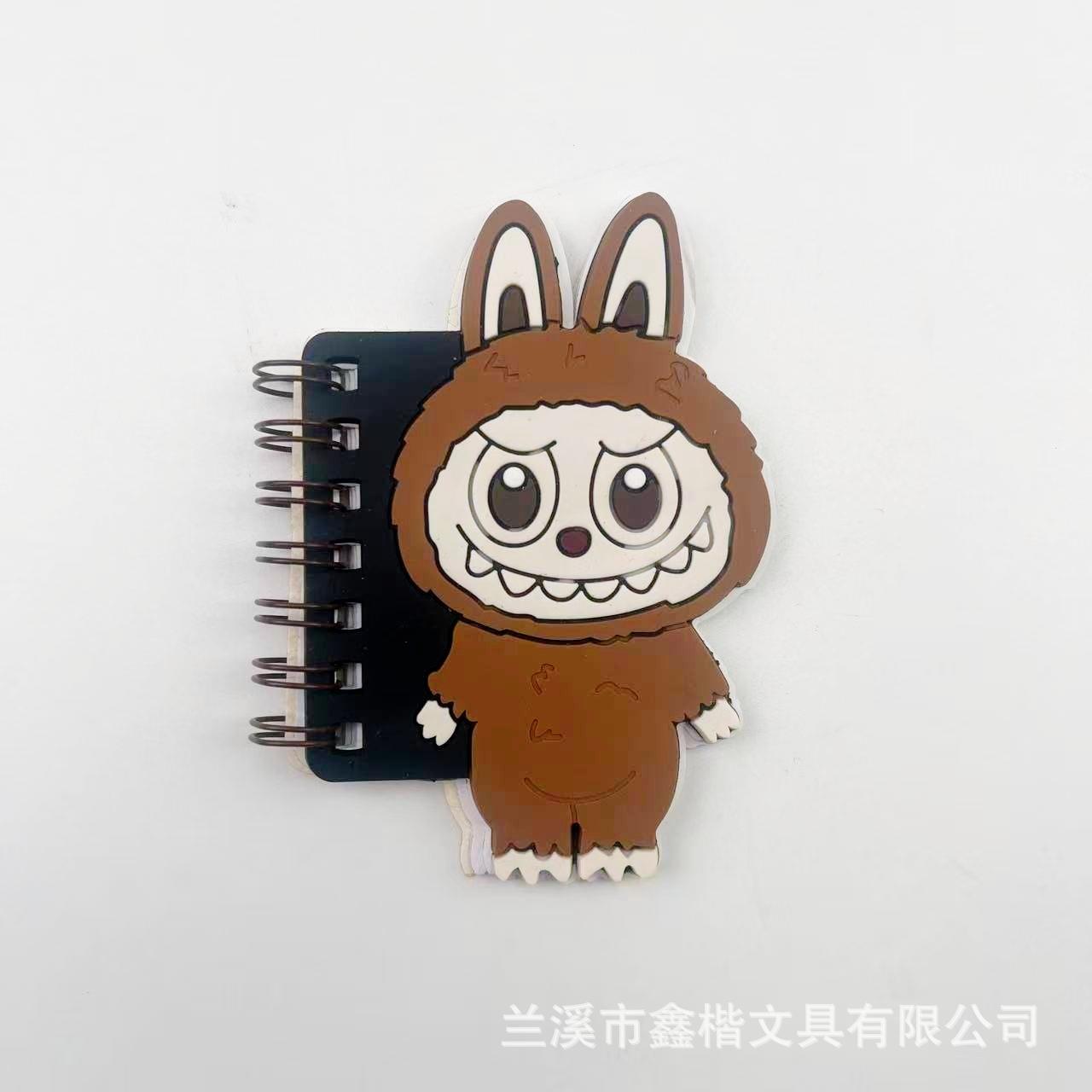 Cuaderno de notas de silicona, tapa, mini, diseño de animal, con bolígrafo